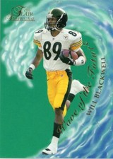 1997 Flair Showcase Football Wave of the Future Steelers Will Blackwell