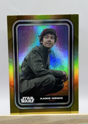 2023 Topps Star Wars Flagship Gold Foil KARIS NEMIK #59
