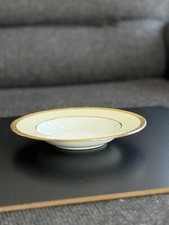 Antique Mintons For Tiffany  Company 9  Soup Bowl With Gold Encrusted Border