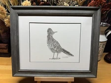 Drawing of a Roadrunner Road Runner Bird Graphite Pencil Art Sketch Picture