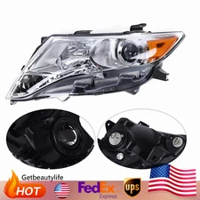 Left For Toyota Venza 2009-2016 Headlight Headlamp Front Head Light Halogen Lamp