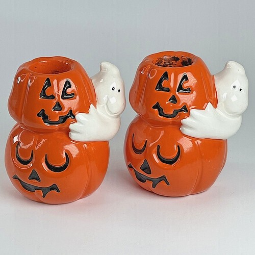 porte-bougies-coniques-en-c-ramique-halloween-jack-o-lantern-ghost-jol