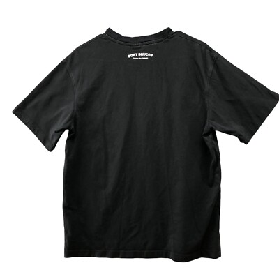 その他 ZarathustraSP Zara Soft Sauces Graphic T Shirt Mens M Black Short Sleeve Red