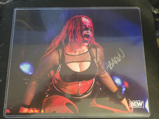 Official 2021 AEW 8 x 10 Photo w/ Auto - Abadon - Limited/Near Mint Photo/OOP