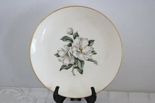 HOMER LAUGHLIN RY103 MAGNOLIA WHITE RHYTHM USA 8 3/8"d Salad Plate
