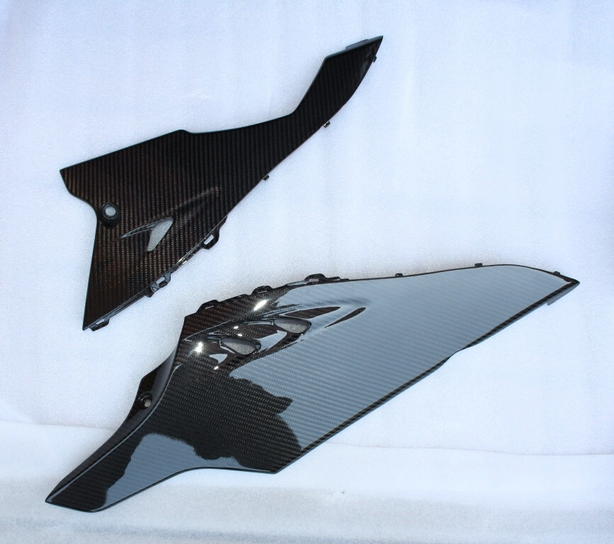 Sabot moteur Suzuki GSXR 1000 carbone carénage bas pour modèles 2009 à 2016