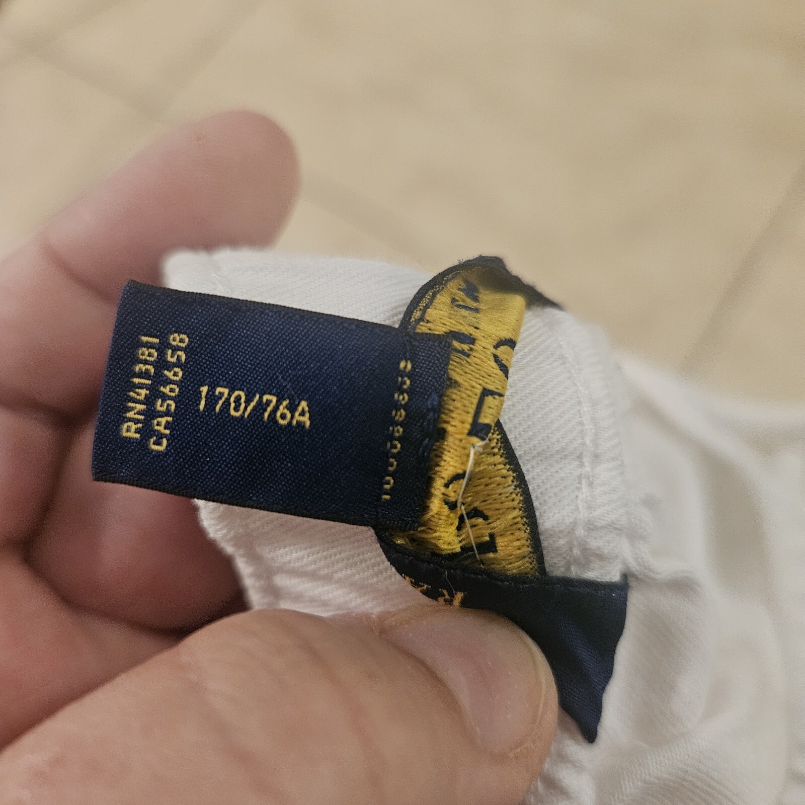 POLO RALPH LAUREN white men's L Large shorts with string tie pockets embroidered thumbnail 10