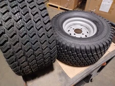 2 Ferris Simplicity Commercial 4LUG 22X11-10 Kenda Turf Wheel Tire Assembly Set