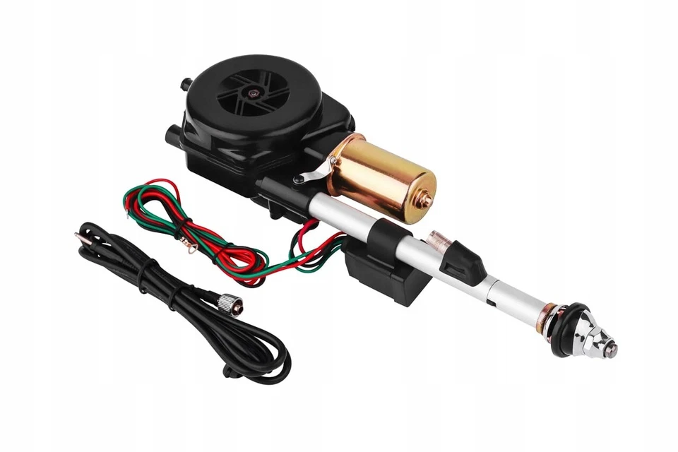 MOTOR ELÉCTRICO AUTOMÁTICO ANTENA COCHE AUDI 80 CABRIO ANTENA CROMADA Foto 4 de 4