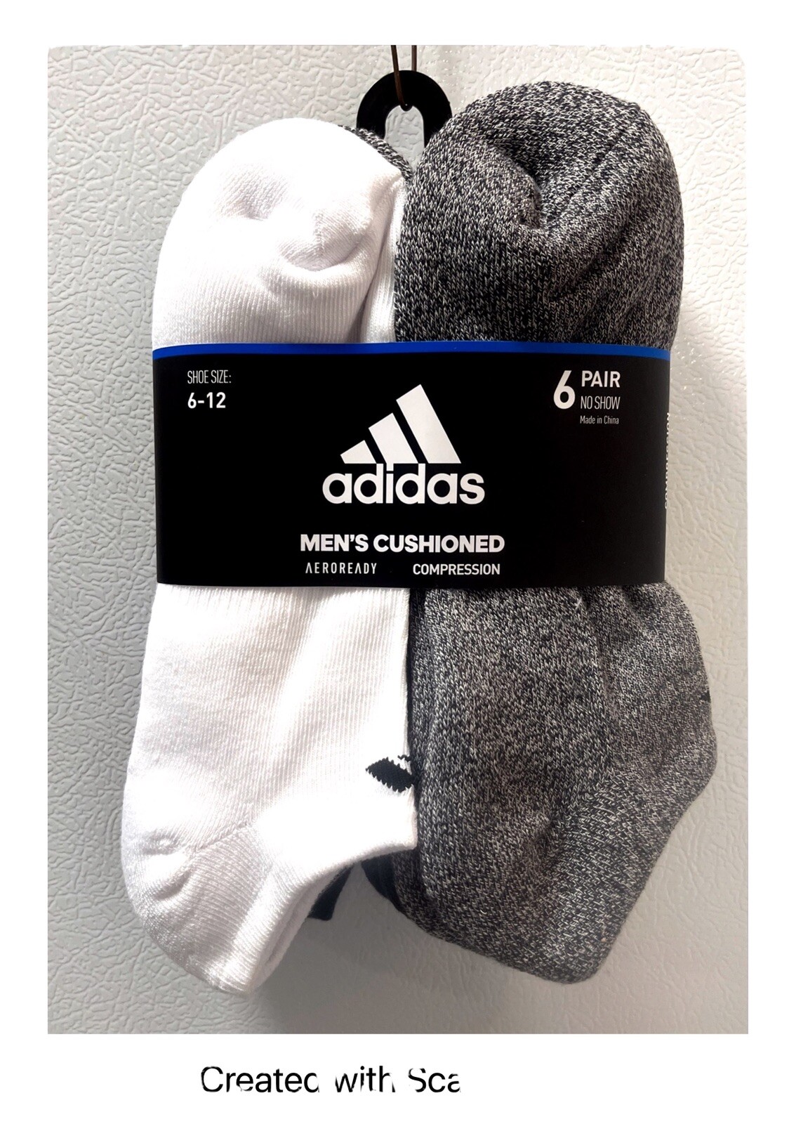 adidas Men's No-Show Socks Size 6-12 for Comfort & Style-image