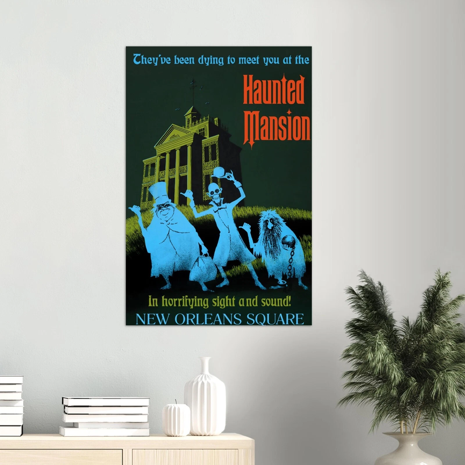 Disney Haunted Mansion Vintage Poster