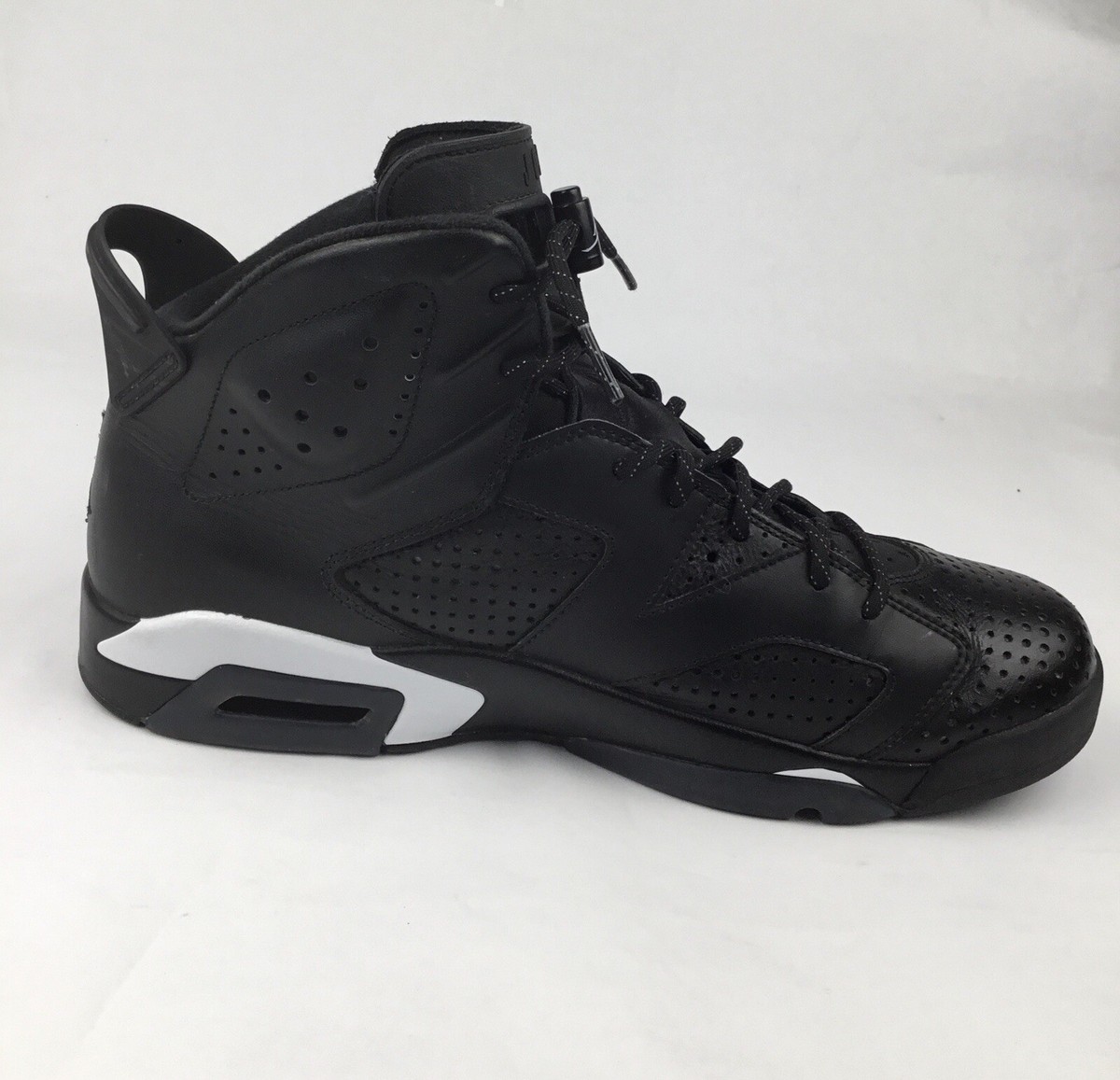 Size 11.5 - Jordan 6 Retro Black Cat 384664-020 2016 Black/Black