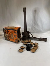Antique Tilt Top Bottle Capper 1920'S Bootleg Liquor Bottle Sealer & Caps