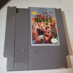 Bad Dudes ORIGINAL NINTENDO NES Game Tested + Working & Authentic! FREE SLEEVE