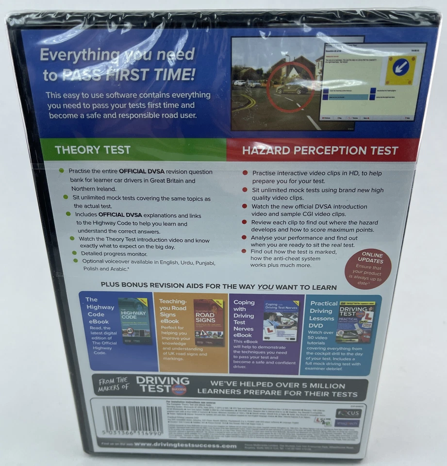 The Ultimate Learner Driver Kit - New & Sealed PC DVD-ROM - Focus Multimedia - Image 2 of 2