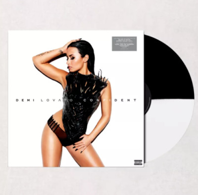 DEMI LOVATO CONFIDENT VINYL  LIMITED BLACK  WHITE LP COOL FOR THE SUMMER G1N