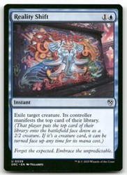 Reality Shift - Commander: Aetherdrift (DRC) #39 Uncommon Instant