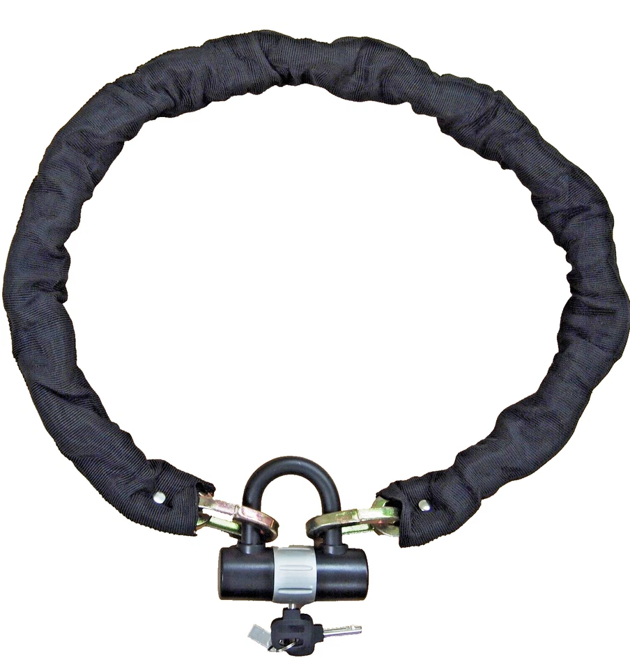 HD 2-Pack Keyed Alike Security Chain Lock Set 48" Motorcycle Bike Anti-Theft - Image 3 of 4