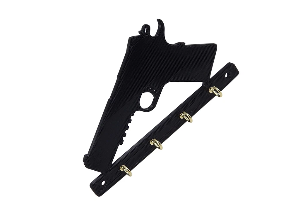 Springfield Armory 1911 45 ACP Pistol Gun Handgun Wall Key Rack Holder Hanger - Image 3 of 4