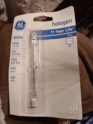 3 GE 300W T2.5 R7S Base Bulbs 120V - Picture 3 of 4