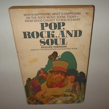 Pop, Rock, And Soul Paperback 1972 Richard Robinson 2nd Print Pyramid Comm