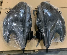 For 2009-2014 Nissan Maxima Sedan Black Headlights Assembly Clear Corner Lamps