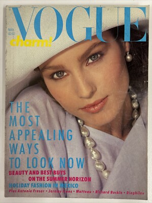 Vogue Magazine May 1984 Vintage 80s UK Fashion Beauty