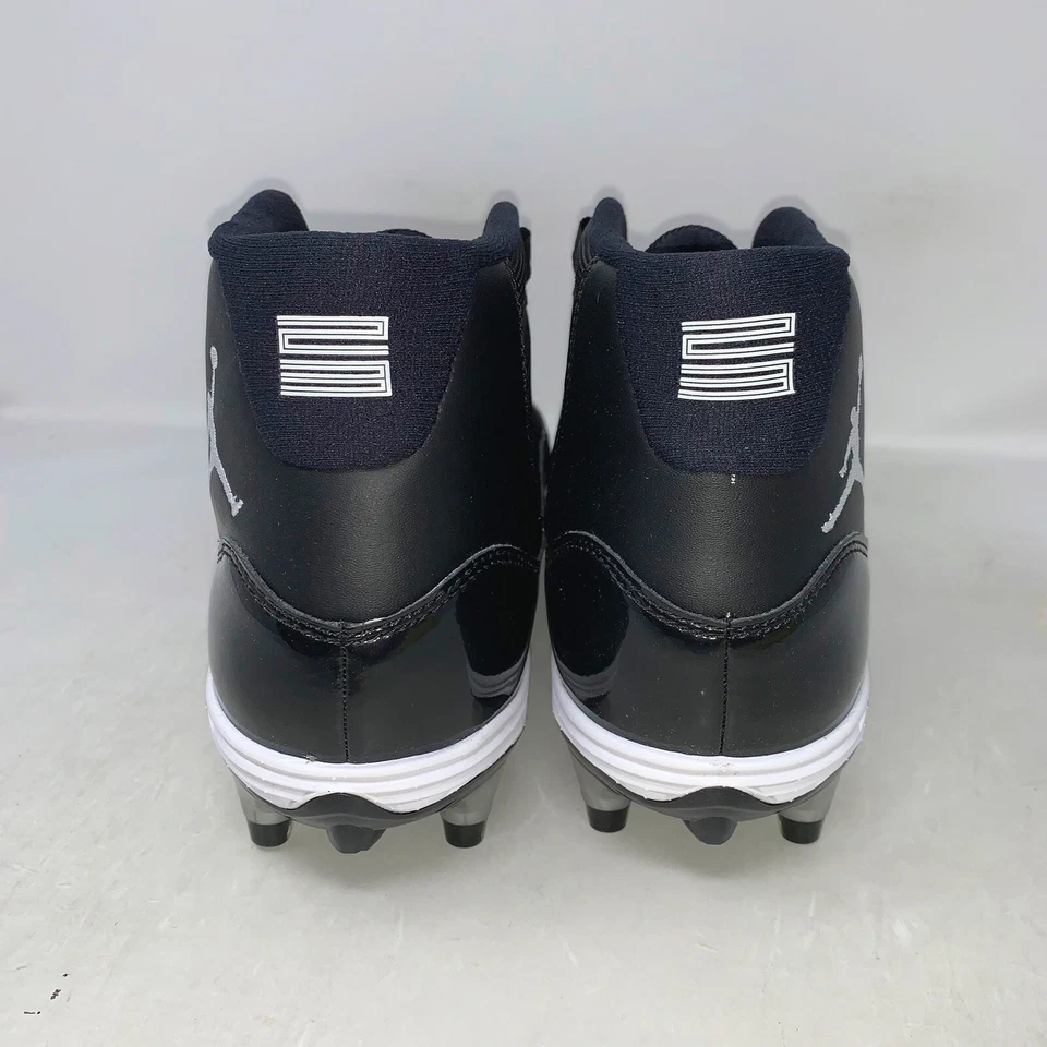 Chuteiras de futebol Air Jordan 11 Space Jam pretas, tamanho 10,5 novas na caixa AO1561-011 - Imagem 3 de 4