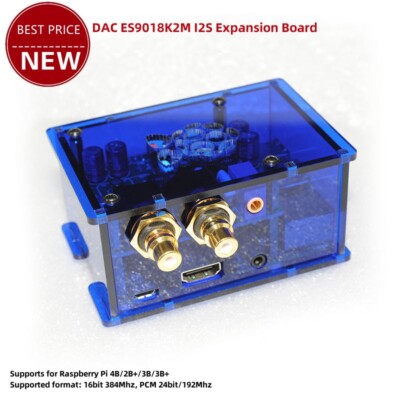 TCXO Crystal Oscillator RJ-255BKPLG Base+Shell DAC ES9018K2M I2S Expansion Board