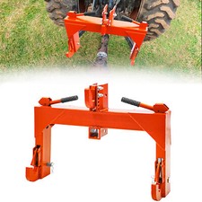 3 Pt Quick Hitch for Cat 1 Tractors Attachments W/ 2" Receiver Hitch 3000 LBS
