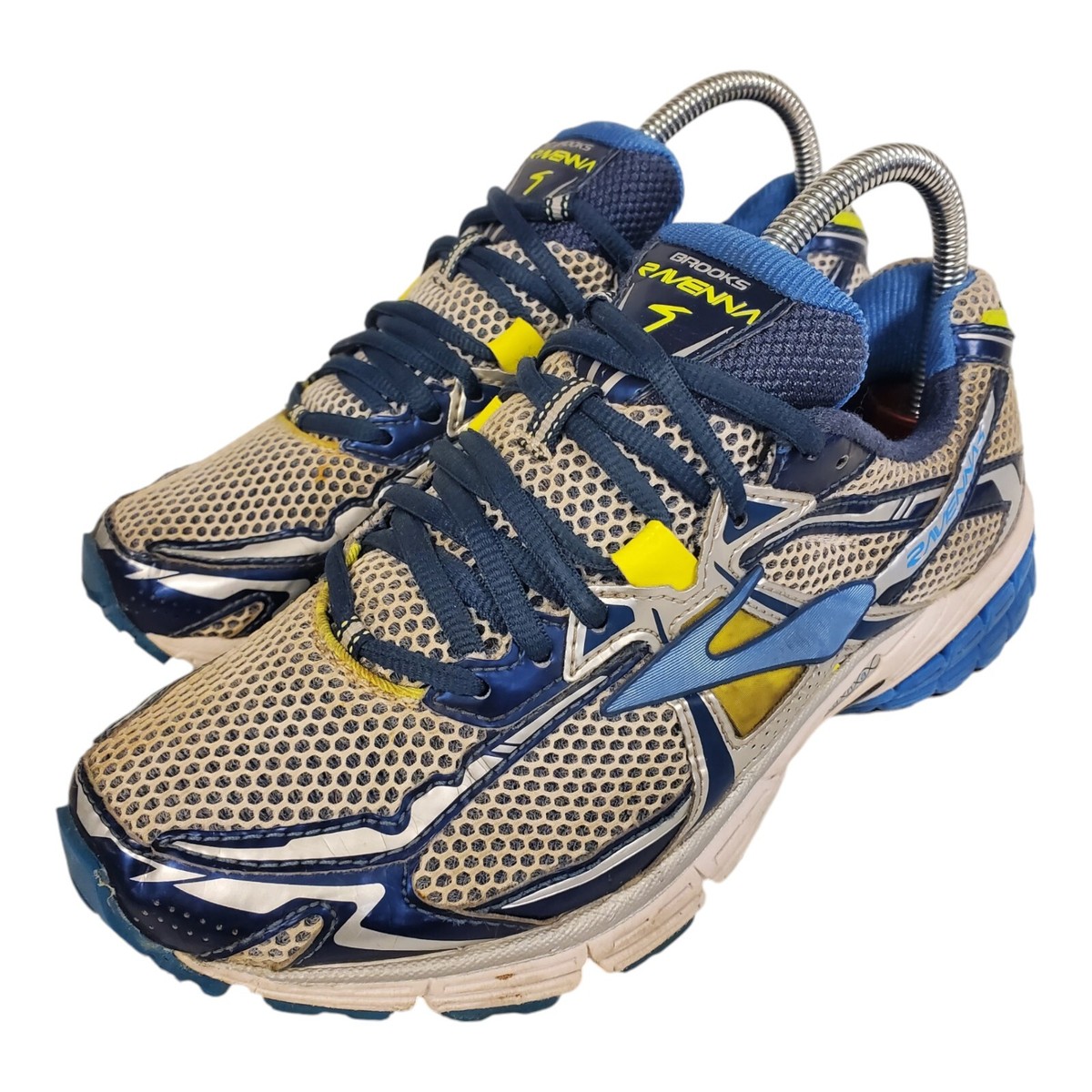 BROOKS Shoes RAVENNA Womens Size Silver Blue Running Sneaker  1201251B343