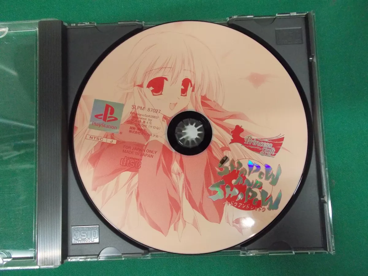 PlayStation -- Shadow and Shadow -- PS1. Spine card. JAPAN GAME. 36400