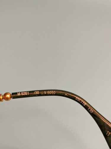 VINTAGE SILHOUETTE M 6261 PEARL STYLE SUNGLASSES MADE AUSTRIA 55/18 #911 - Picture 5 of 11