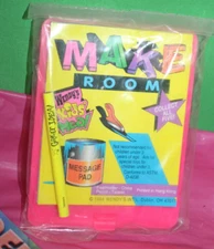 Wendy's Kids Meal Make Room Pad Holder And Pencil Vintage 1994 Toy In Package
