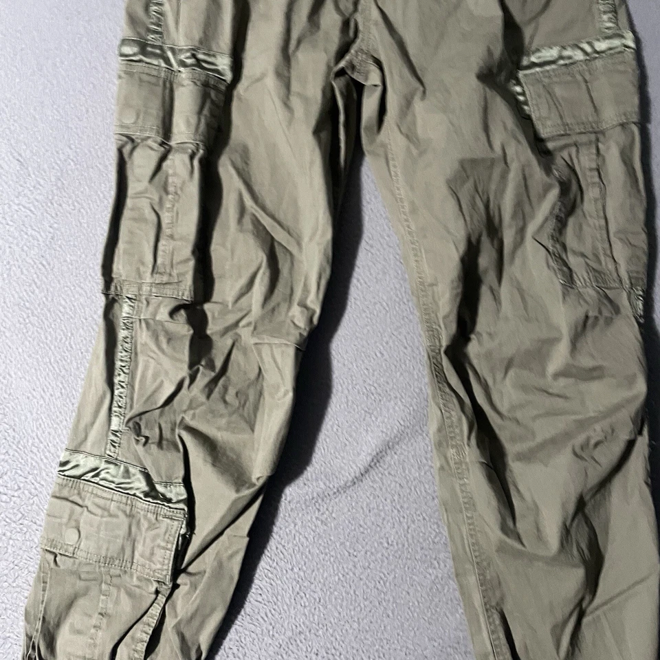 Vintage Abercrombie Fitch Pants Womens 29/8 Green Cargo Utility Paratrooper Y2K - Image 2 of 4