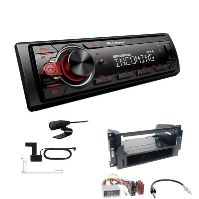 Pioneer MVH-330DAB Autoradio Bluetooth DAB Einbauset für Dodge Caliber 2006-2010