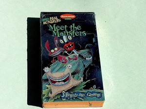 ahh Real Monsters Meet The Monsters Vhs 1995 For Sale Online Ebay