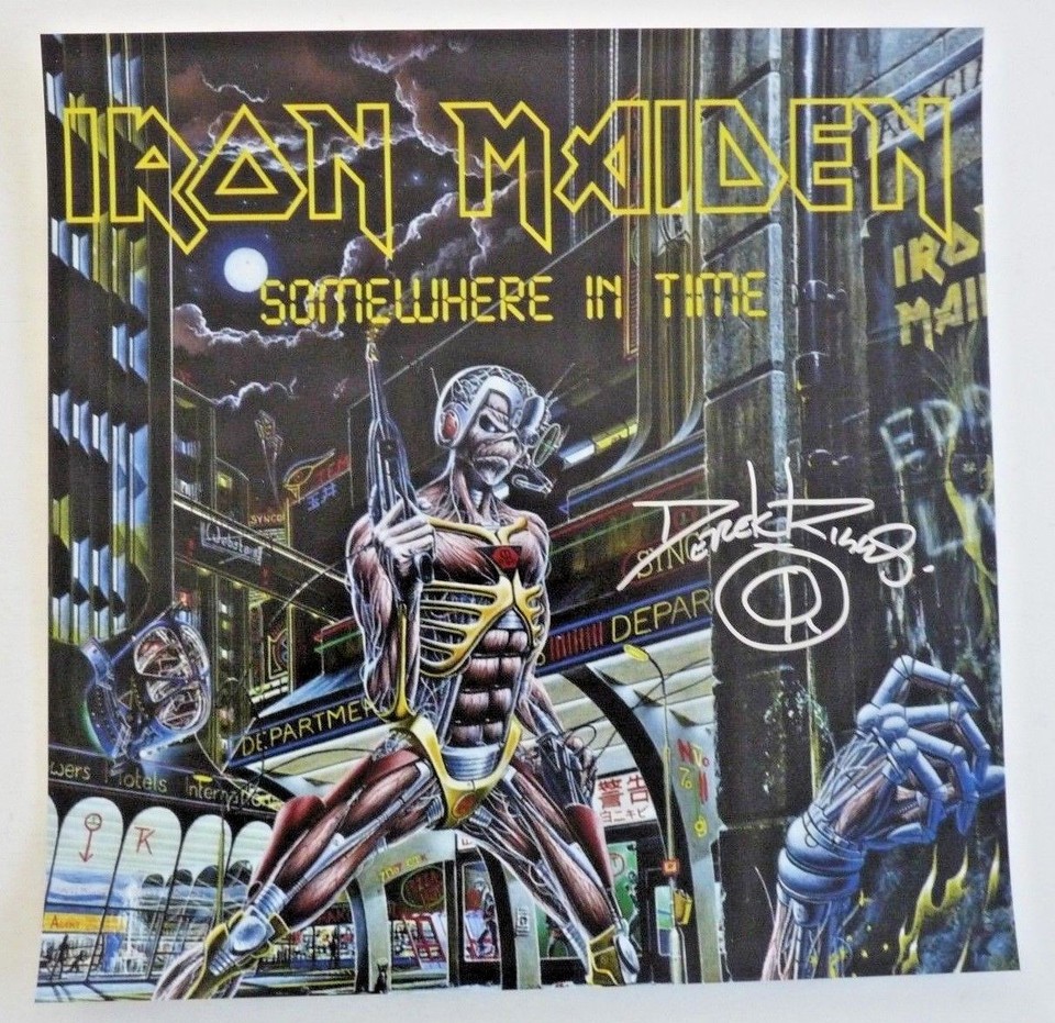 Derek Riggs Iron Maiden EDDIE Artist Signed Autograph 12x12 Photo ...