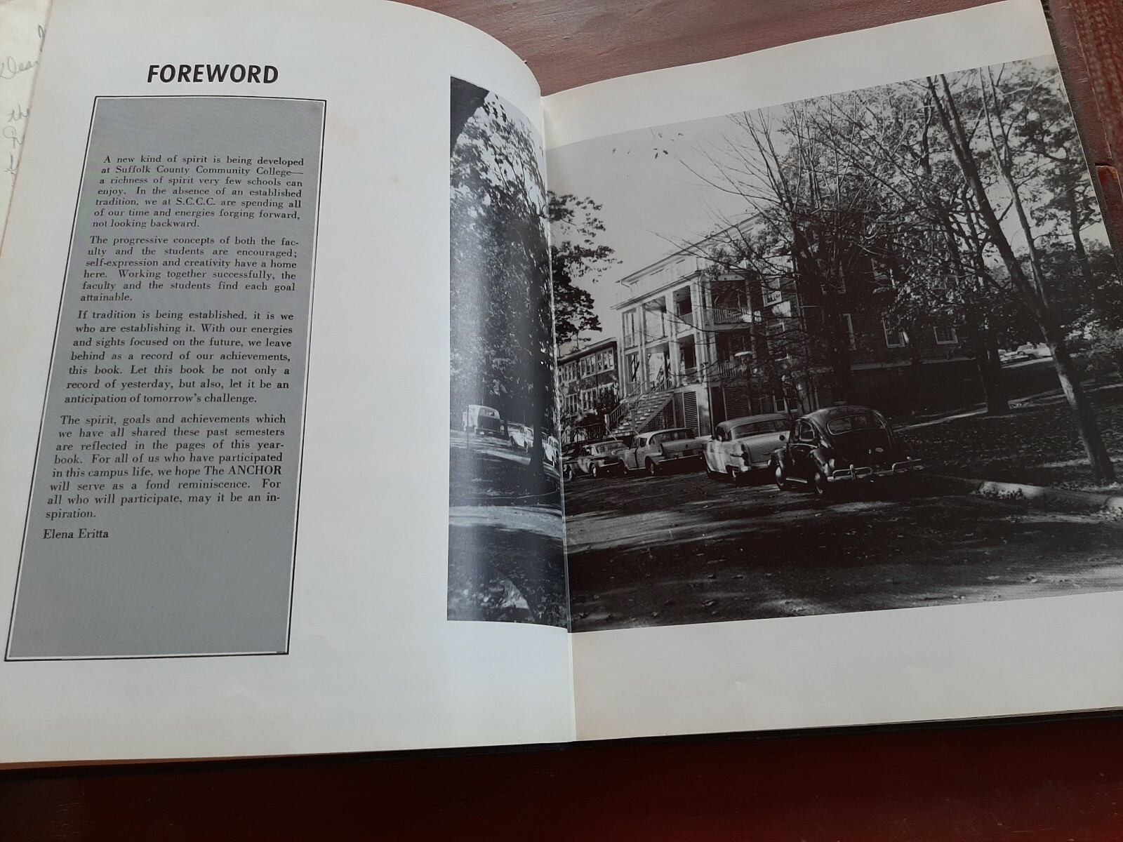Vintage Anchor Suffolk County Community College Selden NY 1965 Yearbook 