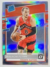 2020-21 Donruss Optic Malachi Flynn Rated Rookie #179 Silver Holo Prizm Raptors 