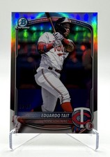 2025 Bowman Draft Eduardo Tait Bowman Logofractor /35 Twins