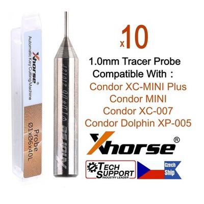 10x Xhorse 1.0mm Tracer Probe for Mini Condor/XC-mini Condor Plus/Dolphin XP005