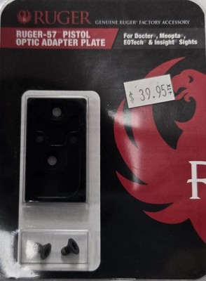 Ruger-57 Optic Mounting Plate For Docter, Meopta, EOTech, & Insight Sights