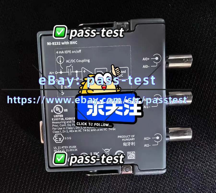 National Instruments NI 9232 3-Channel, 102.4 kS/s/channel, ±30 V, C Series