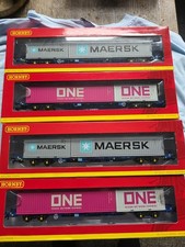 Hornby KFA Touax Intermodal Container Wagon OO Gauge ONE Maersk