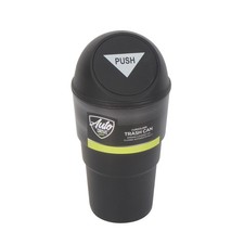 Auto Drive Universal Car Truck Van And Suv Cup Holder Car Trash Can Black