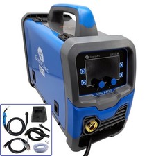 MIG 140D INVERTER WELDER 4in1 SYNERGIC MMA ARC TIG LIFT GAS GASLESS WELDING 140A