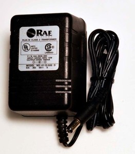 RAE SYSTEMS 41-12-500 D Plug in Class 2 Transformer Power Supply