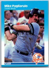 ⚾ 1987 Fleer #107 Mike Pagliarulo New York Yankees