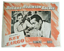 Poster Key Largo Bogart Robinson Bacall 28" x 22"